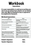 Workbook - Marking and Expectation File