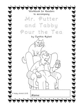 Preview of Workbooks for Readers:  Mr. Putter and Tabby Pour the Tea