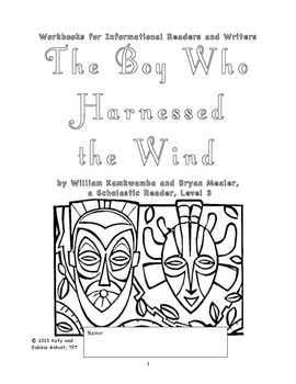 Preview of Workbooks for Readers and Writers: The Boy Who Harnessed the Wind