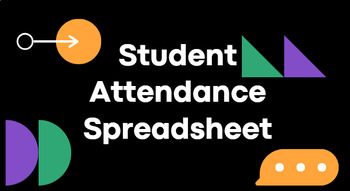 Preview of Working Excel Attendance Spreadsheet