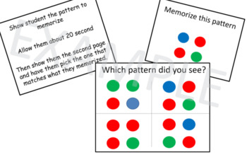 working memory activities for kids set 2 by amanda hale