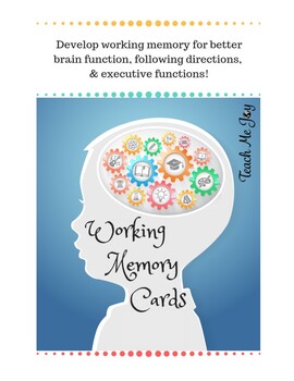 Preview of Working Memory Digit Cards