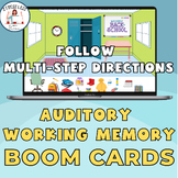 Working Memory/Multi-Step Directions Game (BOOM Learning cards)