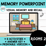 Working Memory PowerPoint Visual Recall: Rooms 2  Activity