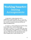 Working Smarter: Seating Arrangements