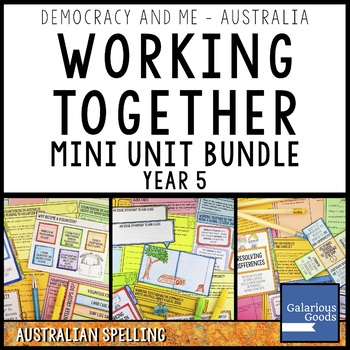 Preview of Community Working Together Mini Unit Bundle | Year 5 HASS Australian Government