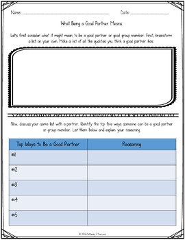 Working with Others Freebie Sampler by Pathway 2 Success | TPT