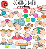 Working With Playdough Clip Art