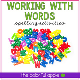 Working With Words Center Activities