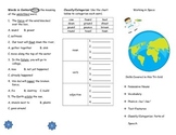 Working in Space Comprehension Tri-fold: Journeys Grade 2;