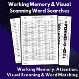 Working memory & visual scanning word search (Executive fu