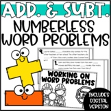 Addition & Subtraction Differentiated Numberless Word Problems