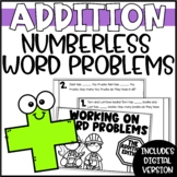 Addition Differentiated Numberless Word Problems