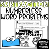 Subtraction Differentiated Numberless Word Problems