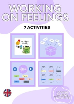 Preview of Working on our feelings Unit plan - Social Emotional Education - Freebie!