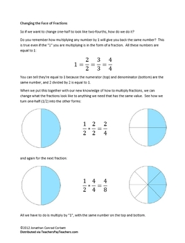 Preview of Working with Fractions: How to Add, Multiply, and Reduce Fractions