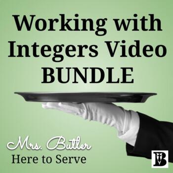 Preview of Working with Integers Video BUNDLE