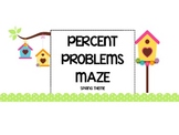 Working with Percents Maze