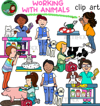Preview of Working with animals clip art 1
