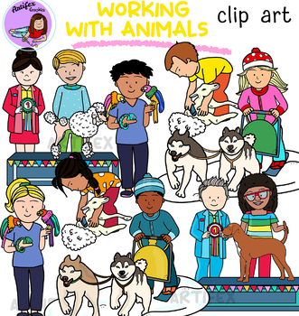 Preview of Working with animals clip art 3