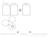 Workmat for Adding a Two-Digit and One-Digit Number