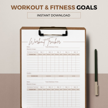 Preview of Workout & Fitness Goal Tracker