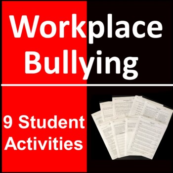 Preview of Workplace Bullying Activities and Lesson