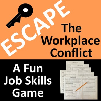 Preview of Workplace Conflict Resolution Escape Activity Game