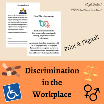 Preview of Workplace Discrimination Social Scenarios