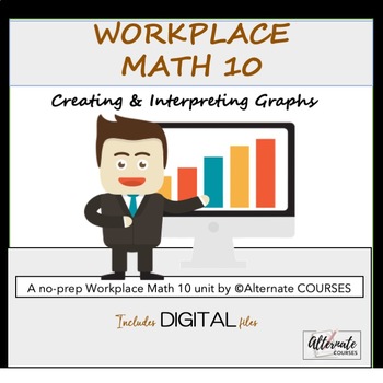 Preview of Workplace Math 10 Unit 4: Creating and Interpreting Graphs BUNDLE (d)