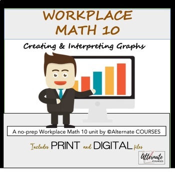 Preview of Workplace Math 10 Unit 4: Creating and Interpreting Graphs BUNDLE (word,pdf&d)