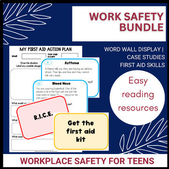 Preview of Workplace Safety Activities Bundle for Life Skills Transition and Vocational