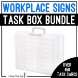 Workplace Signs Task Box BUNDLE