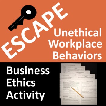 Preview of Workplace and Business Ethics Escape Activity