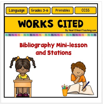 Preview of Works Cited Activities - Mini-lesson and Station Work