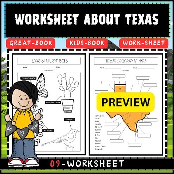 Preview of Worksheet About Texas