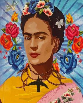 Preview of Worksheet Ch5 Frida Kahlo easy reader in Spanish