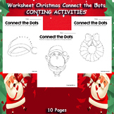 Worksheet Christmas Connect the Dots - Counting Activities