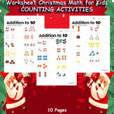 Worksheet Christmas Tracing/Math - Worksheet Christmas Con