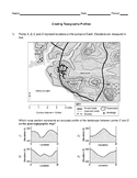 Worksheet: Creating Topographic Profiles Questions with An