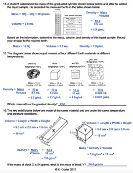 25 Science 8 Density Calculations Worksheet - Worksheet Information