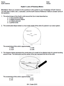 planetary travel time worksheet answers