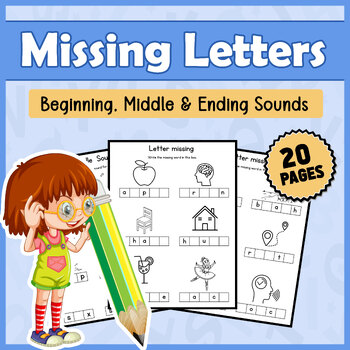 Preview of Worksheet Missing Letters