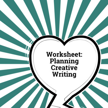 Preview of Worksheet: Planning Creative Writing [CCSS.ELA.W.5] (EDITABLE)