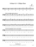 Worksheet - Solfege #13 - G Major Bass Clef