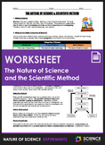 Worksheet - The Nature of Science and the Scientific Method