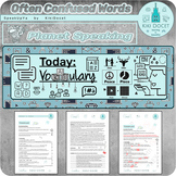 Worksheet - Vocab & Speaking: Often Confused Vocabulary; t