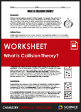 Worksheet - What is Collision Theory - Rates of Reaction - Distance Learning