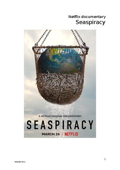 Preview of Worksheet documentary Seaspiracy