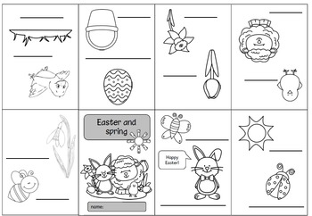 Preview of Worksheet easter primary